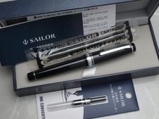 Sailor Professional Gear colore argento 21K Bicolor EFnib & converter...