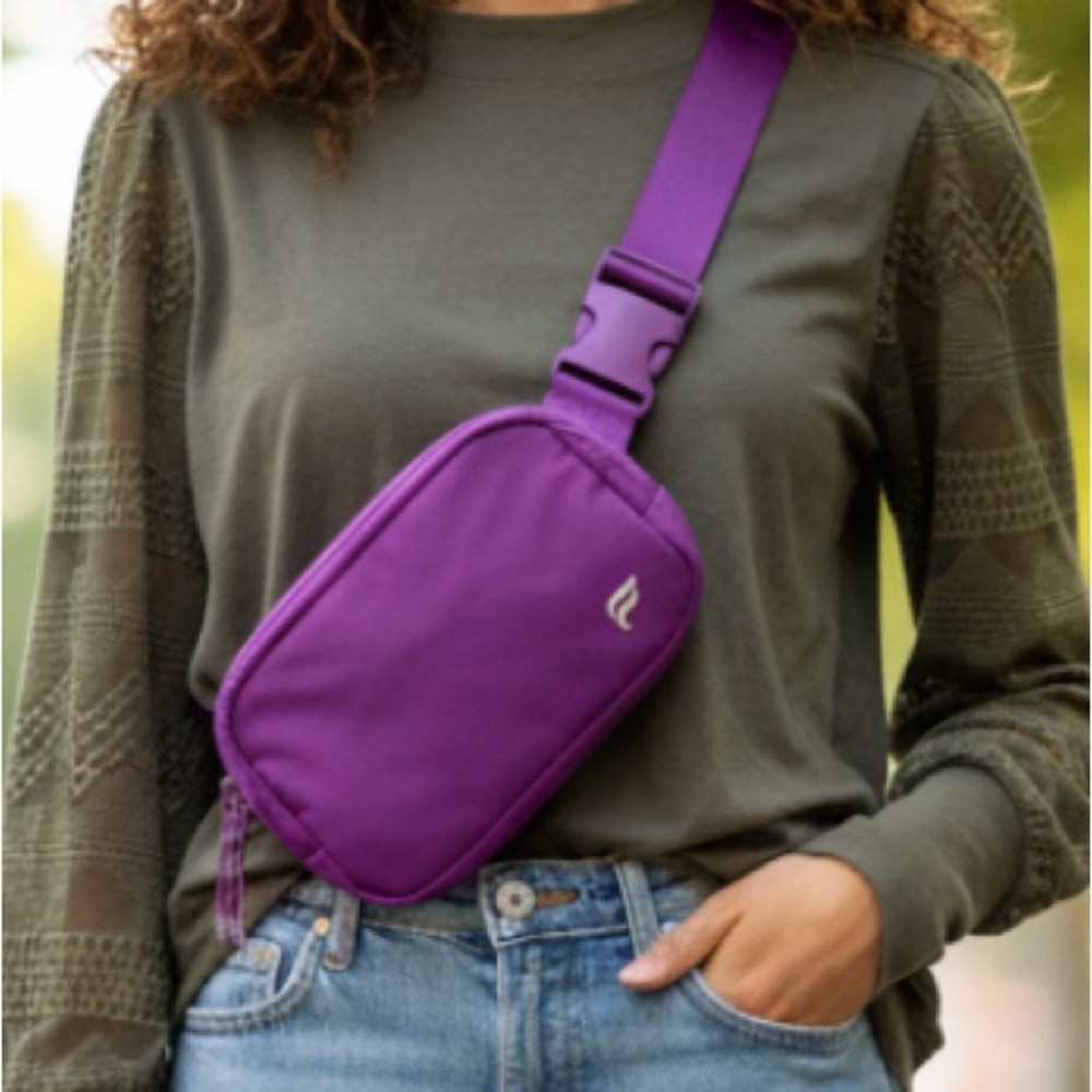 FABLETICS Purple Everywhere Adjustable Strap Belt… - image 2