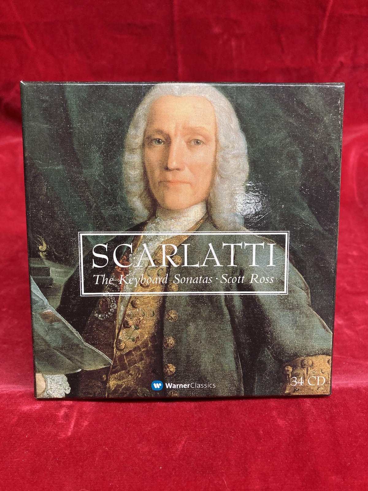 Scarlatti Keyboard Sonatas Scott Ross 34 CD Warner Classics Box Disc #6 Missing