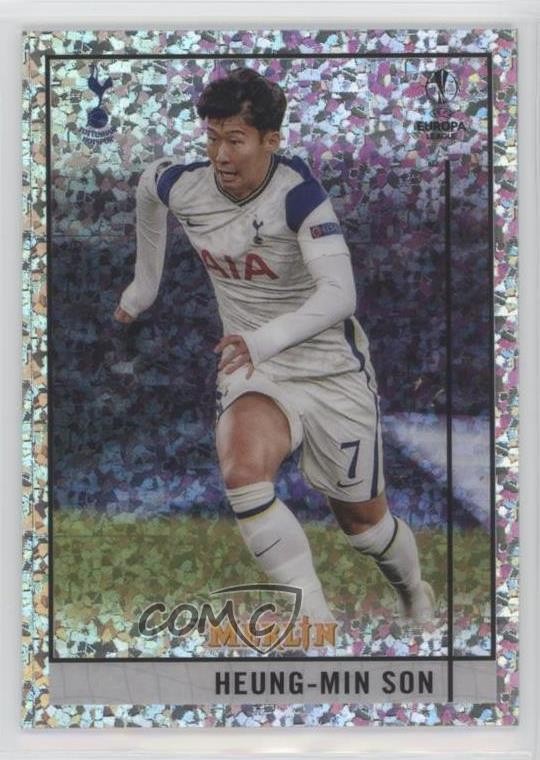 2020 Topps Merlin Collection Chrome UCL Speckle Refractor /150 Heung-Min Son 4m4