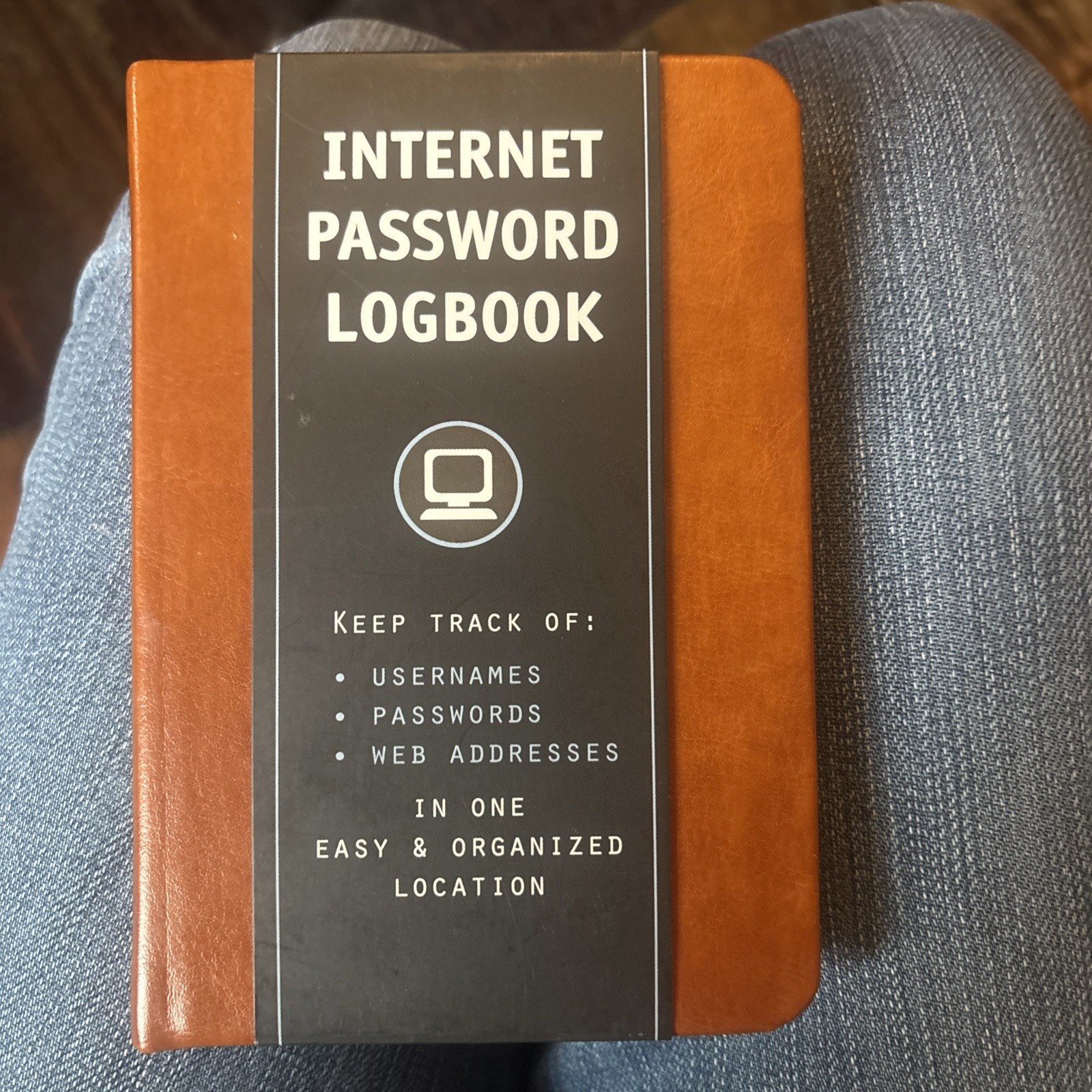 Password Logbook (Cognac Leatherette) by  Editors of Rock Point - 9781631061943 - Image 2