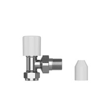 Pro Classic Angled Manual Radiator Valve 15mm