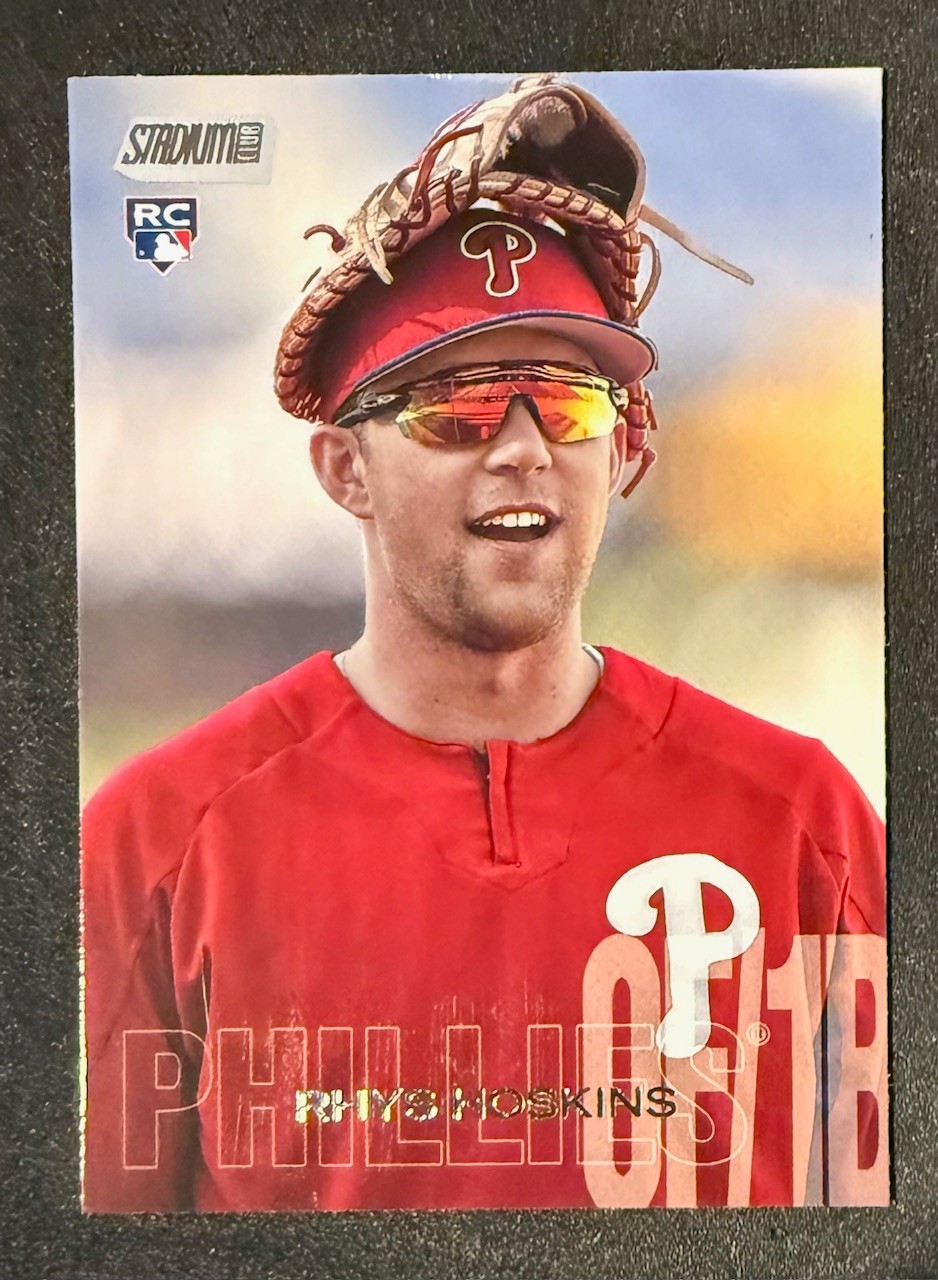 2018 Stadium Club SSP Image Variation #197 Rhys Hoskins - Rookie Card