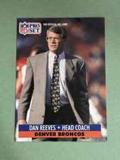 Dan Reeves 1991 Pro Set Denver Broncos #144 AA769