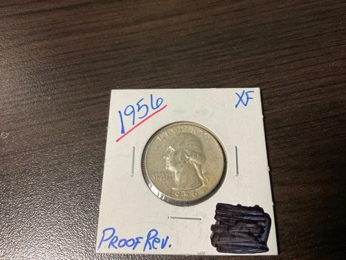 1956 washington quarter- proof reverse #105