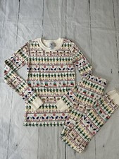 Hanna Andersson Buddy thr elf kids unisex pajamas organic cotton set size 10 140