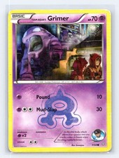 Team Aqua's Grimer 7/34 Common Double Crisis Pokemon Heavily Played on eBay