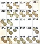 Mercury Dimes Lot 13