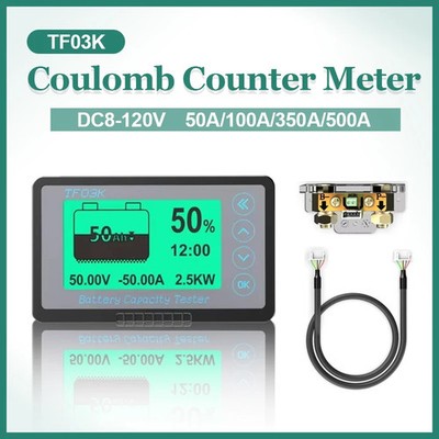 Zähler Meter DC8-120V Batterie Kapazität Anzeige Spannung Strom Monitor Lithium