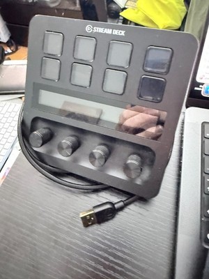 Elgato Stream Deck + Audio Mixer Production Console & Studio Controller Black