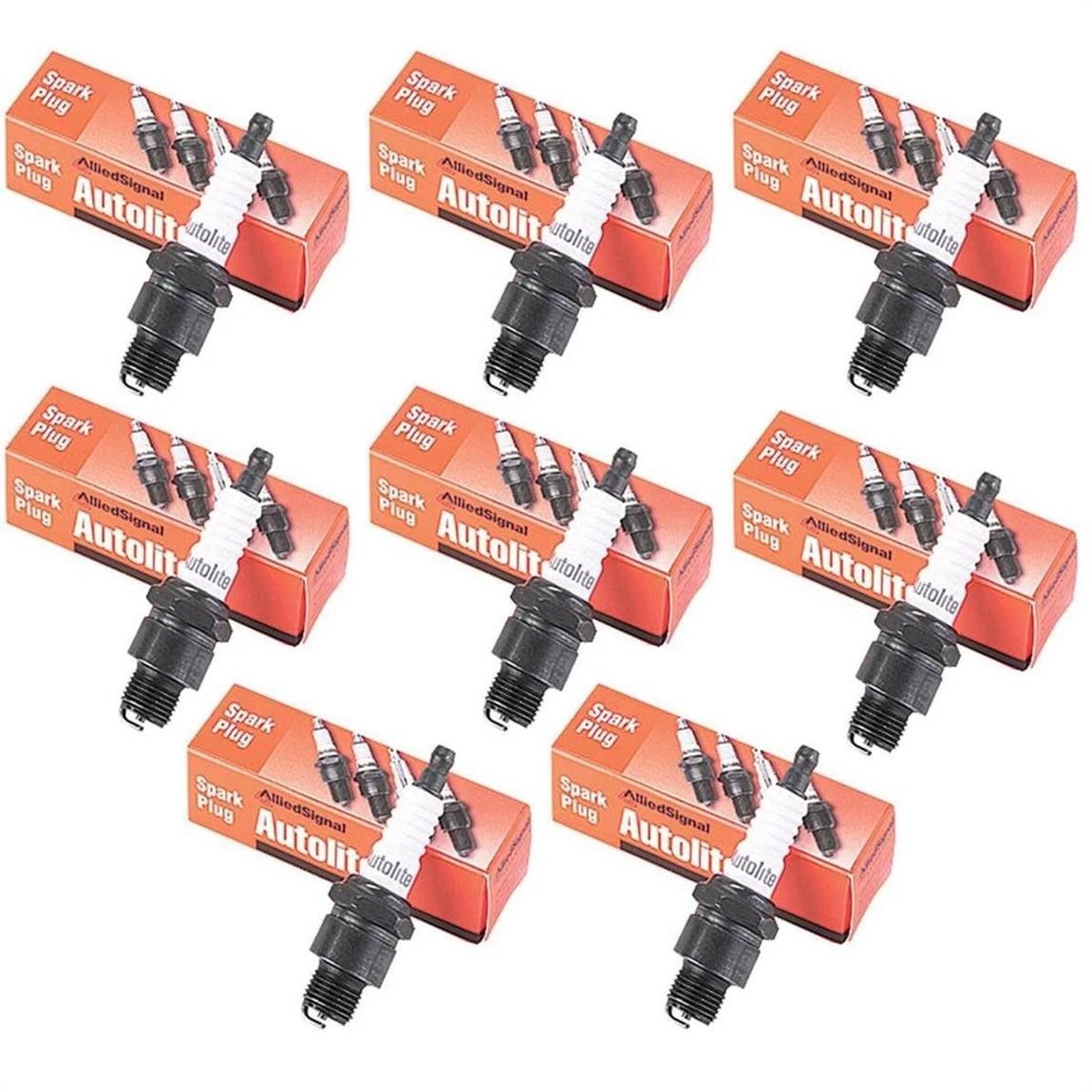 Autolite 216 Spark Plugs, Flathead Fits Ford, Set of 8