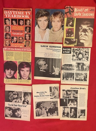 DARK SHADOWS - Sammlung von Vintage Ausschnitten aus '16' und anderen Zeitschriften