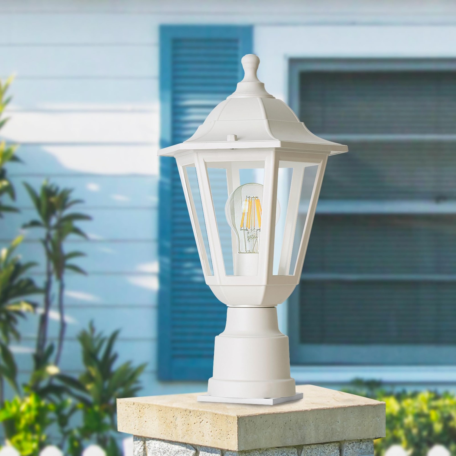 Map Post Light Fixture Outdoor Post Light Outdoor White Lamp Post Light Fixture With Pier ...