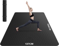 Hapbear Yogamatte XXL 198X137Cm Rutschfest 6Mm TPE Gymnastikmatte FüR Zuhause