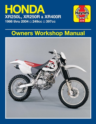 #ad HONDA XR250L XR250R amp; XR400R 1986 THRU 2004: 249CC 397XX OWNERS#x27; WORKSHOP MAN $99.53