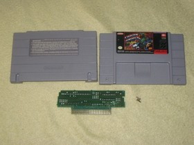 Captain America & Death of Superman for SNES .Authentic. Clean/Tested Nintendo.
