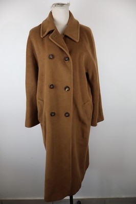 MARELLA MANTEL JACKE DAMEN GR 44 WOMAN COAT VINTAGE CASUAL SCHURWOLLE
