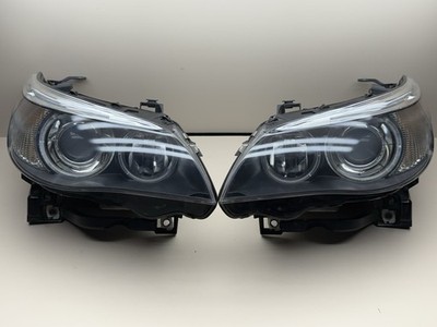 BMW 2004 - 2007 5 Series M5 E60 Headlights HID Xenon Pair Set OEM  AFS Genuine