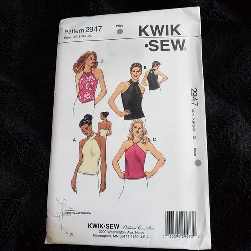 Camisetas halter Kwik Sew 2947 para mujer talla XS - XL SIN CORTAR - Imagen 2 de 6