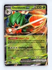 Carta Pokemon quasi nuova Decidueye ex Holo ordine perfetto 012/088 RR aky CG funzionante