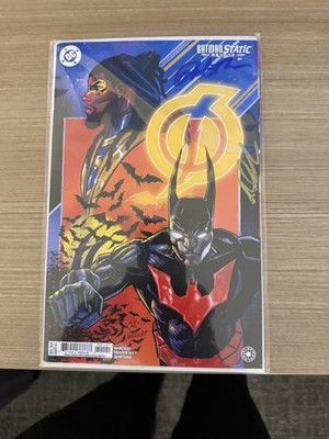 Batman Static Beyond #1 Foil Signed By Nikolas Draper-Ivey And Phil Lamarr w/COA