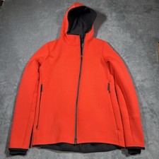 Nike Therma-Fit Full Zip Hoodie Women's M Sphere Red/Orange Thermal Lined Jacket