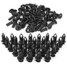 Automotive plastic rivet fasteners