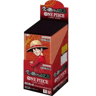 One Piece Card Game - Carrying on His Will Display Box JAPANISCH OP-13 NEU & OVP