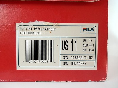 Fila 95 GH1 Grant Hill 1 Tan Brown Shoes Men's sz 11 stackhouse