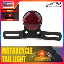 2X LED Motorcycle Stop Brake Tail Light Lamp For Bobber HONDA Chopper Cafe Racer