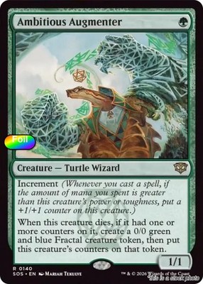 MTG Foil Ambitious Augmenter 140 Secrets of Strixhaven NM Magic