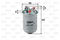 Valeo Kraftstofffilter 587506 Leitungsfilter FüR VW Seat 6V2 Caddy Inca Cordoba