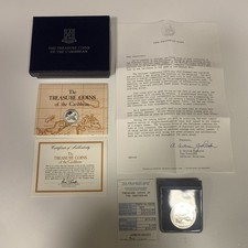 1985 British Virgin Islands CARIBBEAN TREASURE Old Proof Silver $20 Coin i109758