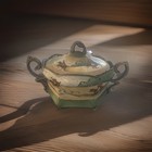 Antique Nippon Nippon Hand Painted Humidor Tabacco Jar With Cover/Lid 1891-1911 — photo 1