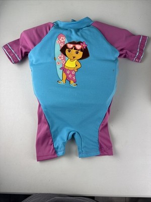 Y2K Dora The Explorer Ez Swim Float Suit 35 - 50 Lbs