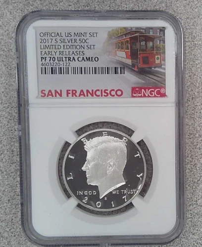 2017-S Kennedy Half Dollar Proof — photo from the most recent tracked eBay sale