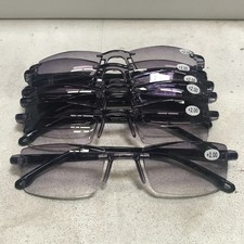 6Pack Rimless Blue Light Blocking Reading Glasses Frameless Mens Womens Readers