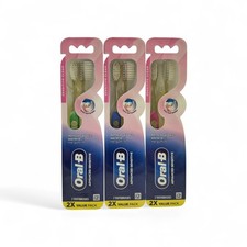 3 Pack Of 2 Oral-B Advance Sensi-Soft Manual Toothbrush Extra Soft Bristles