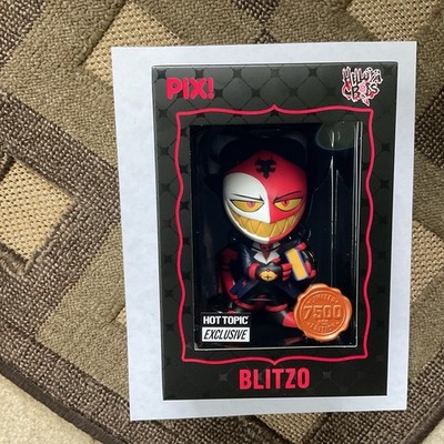 Thrilljoy Pix! Helluva Boss Hot Topic Blitzo LE 7500 Common + Unzipped Sleeve