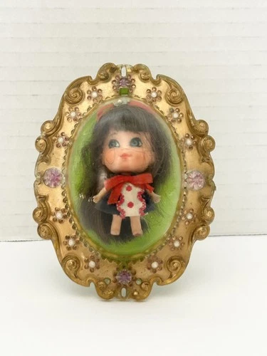 Liddle Kiddles Liz Lucky Locket Mattel Doll & original locket