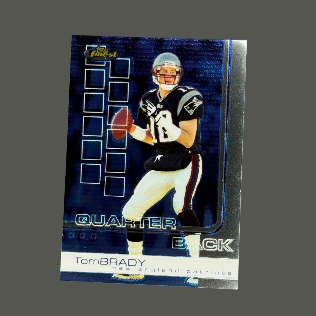 2002 Topps Finest - Tom Brady #50