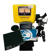 Tom Tom One XL.S GPS System Text to Speech Car Navigation Complete-GC