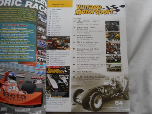 VINTAGE MOTORSPORT Magazine-MARCH,2009 - Picture 2 of 2