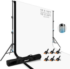 10 X 10Ft Heavy Duty Background Support System,Professional Photo Backdrop Stand