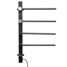 NTUD 3/4-Bar Towel Warmer Rack Wall Mounted Heated Towel Rack For Bathroom New-