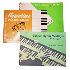 Lot of 3 Piano Organ Hymn Songbooks Pianist Sheet Music 1960s 1970s Vintage