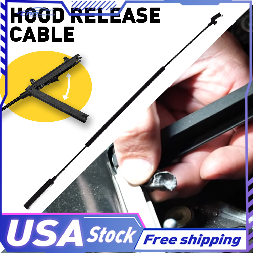 US Hood Lock Latch Release Cable For 2015-2018 Volkswagen VW Golf Sportwagen GTI