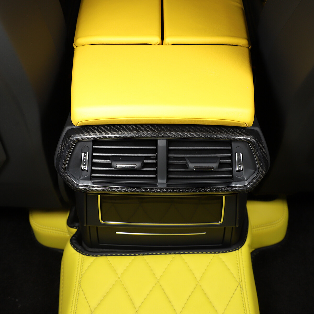 Real Carbon Fiber Rear Air Vent Outlet Cover Trim For Lamborghini URUS 2018-2025