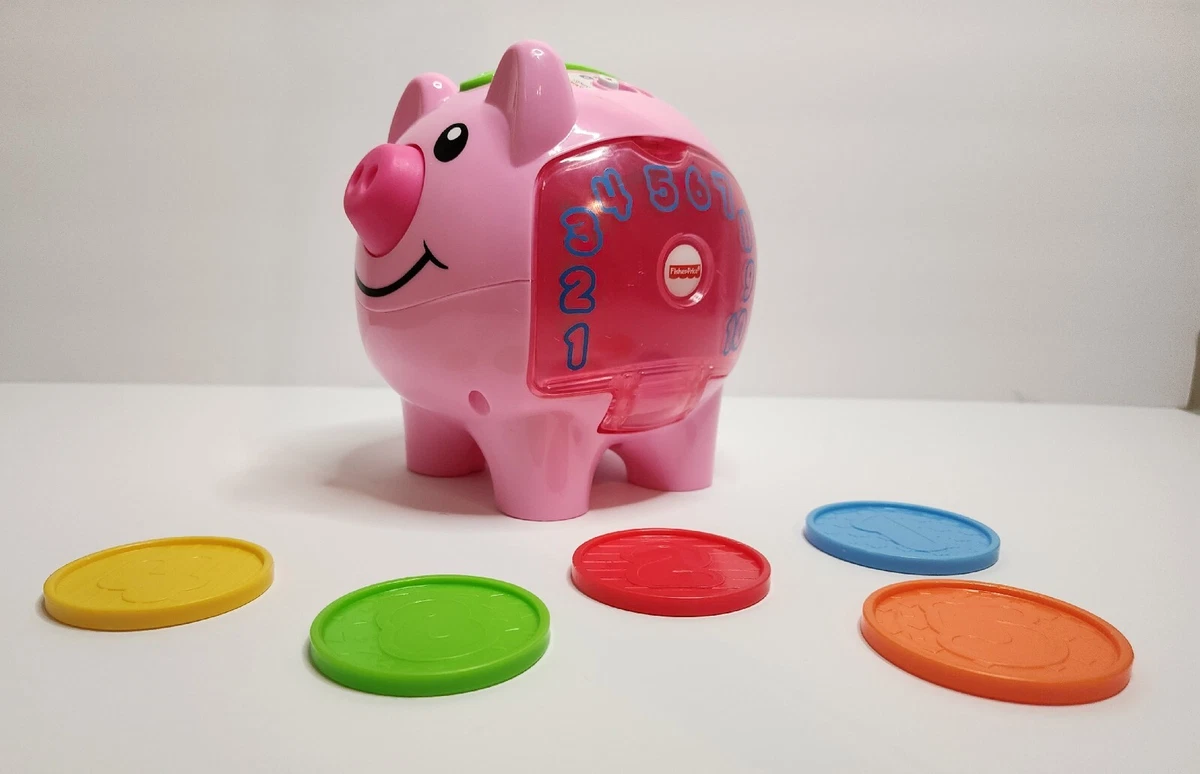 Fisher Price Electronic Pig Counting Music Educational Toy Piggy Bank  Preschool