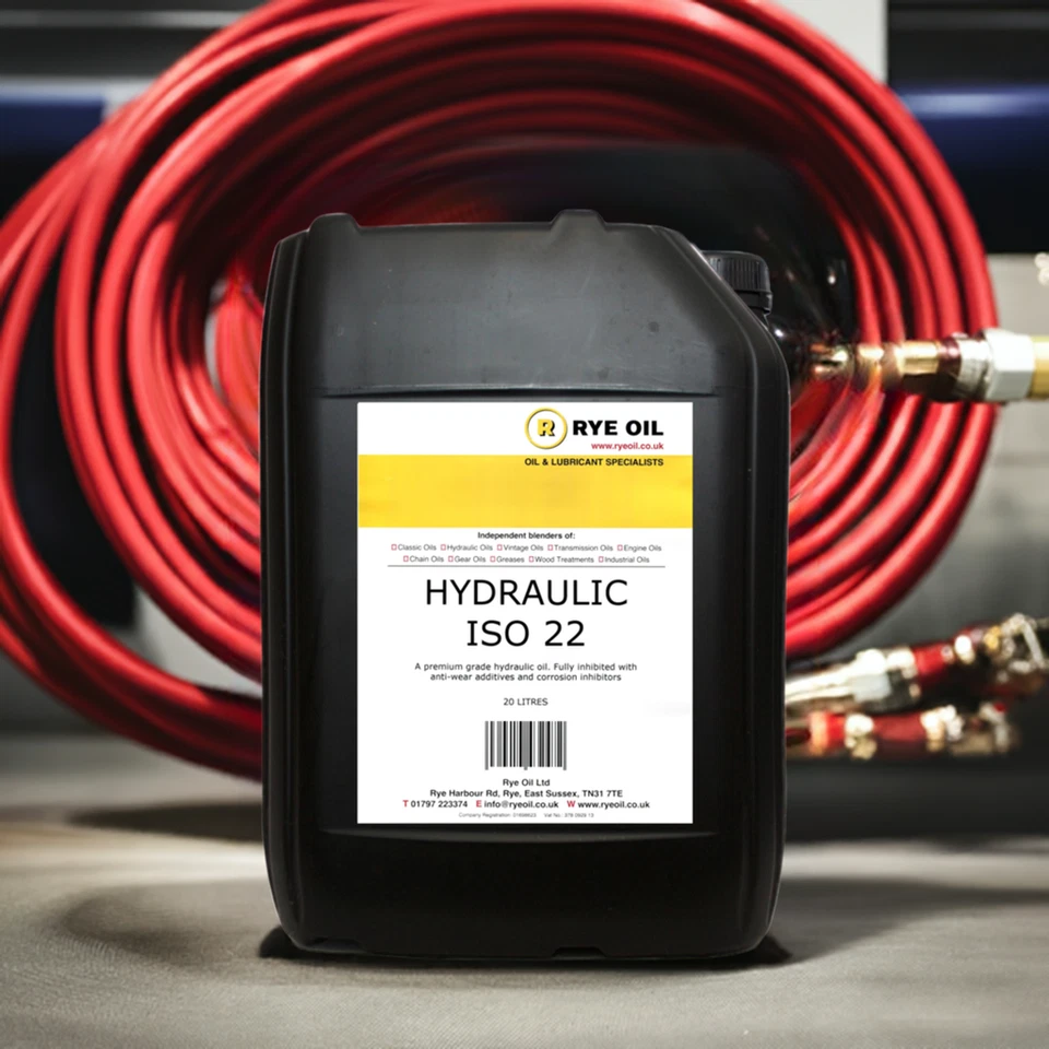 RYE OIL HYDRAULIC OIL 22 20 LITRE VG22 20L DIN 51524